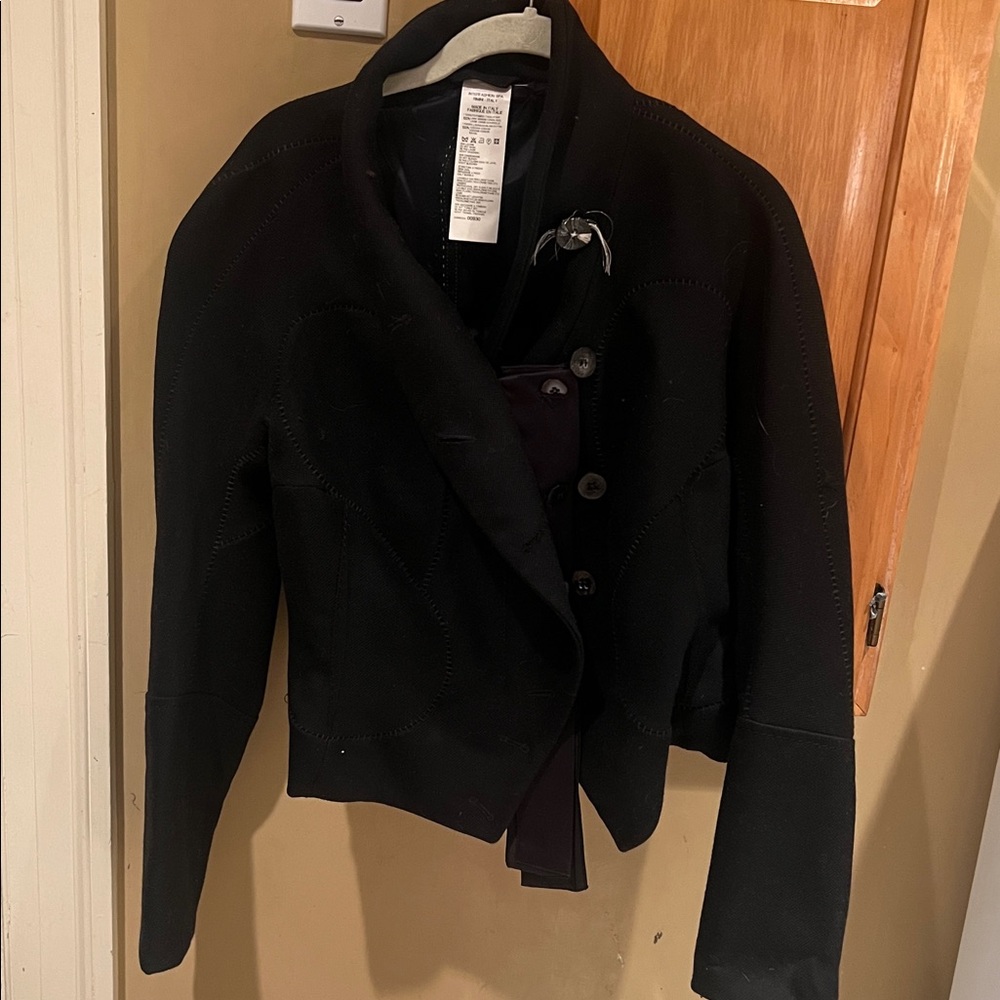 Funky Italian Black Women's Jacket - Picture 2 of 4